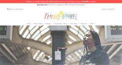 Desktop Screenshot of feministapparel.com